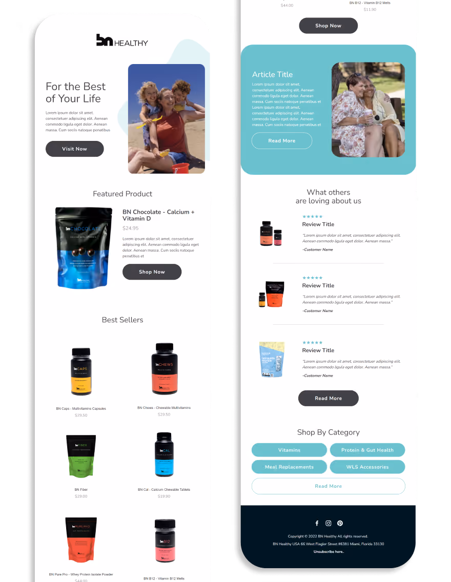 BN Healthy Design Templates