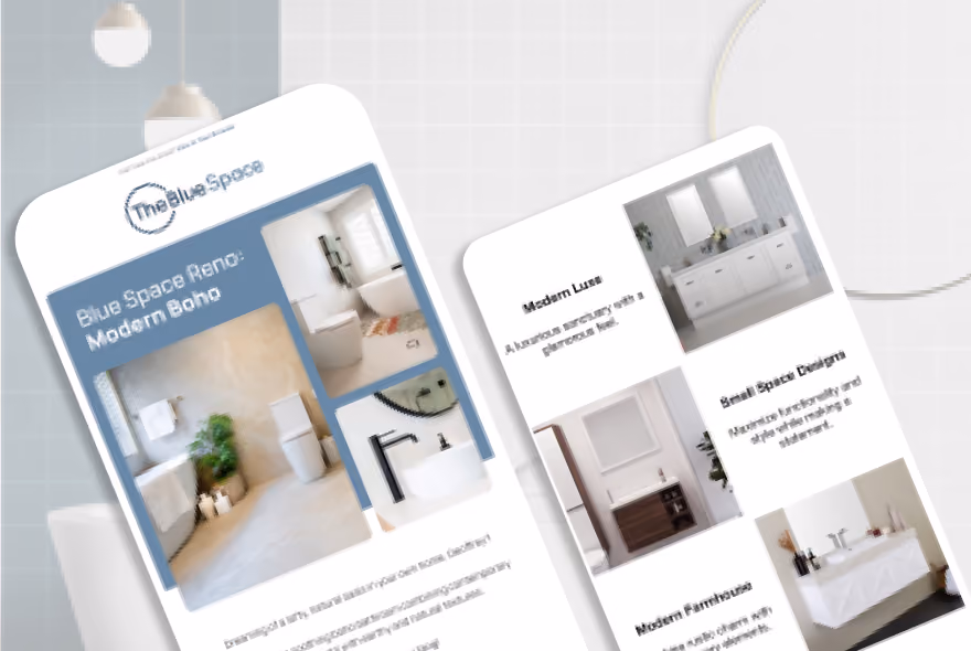 The Blue Space Email Flow Design