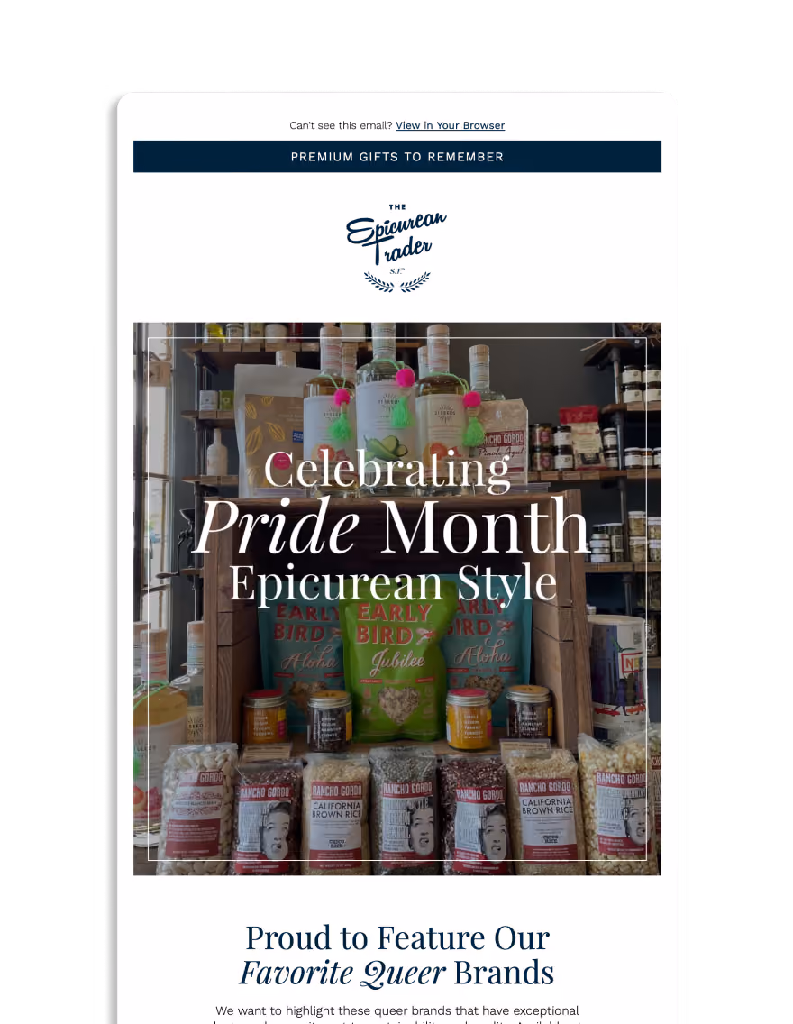 Epicurean Trader Celebrating Pride Month