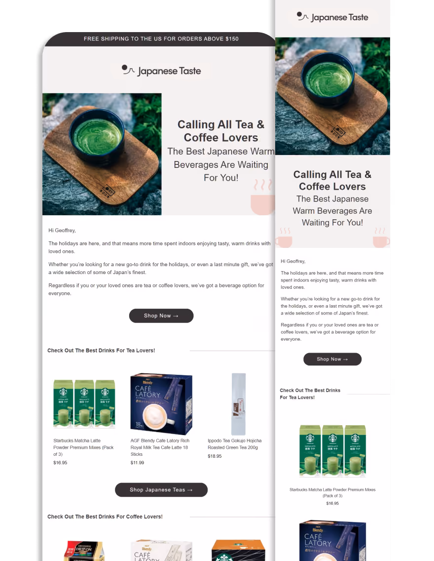 Japanese Taste - Tea & Coffee Lovers