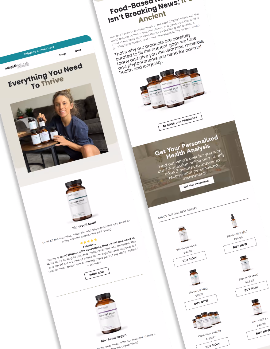 Bio Avail Products - Adapt Naturals