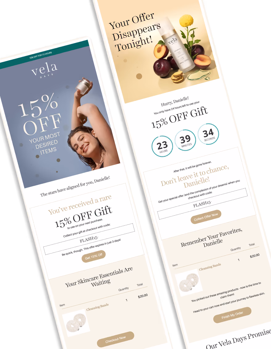 Vela Days 15% Off