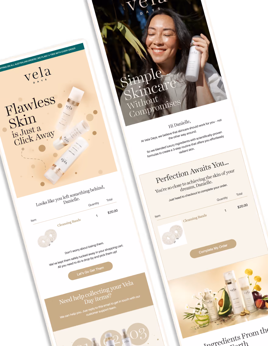 Vela Days Skin Products