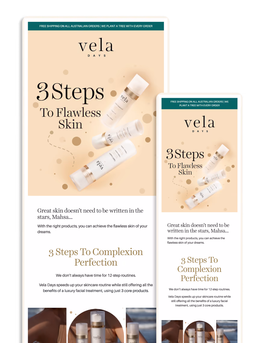 Vela Days Skin Products
