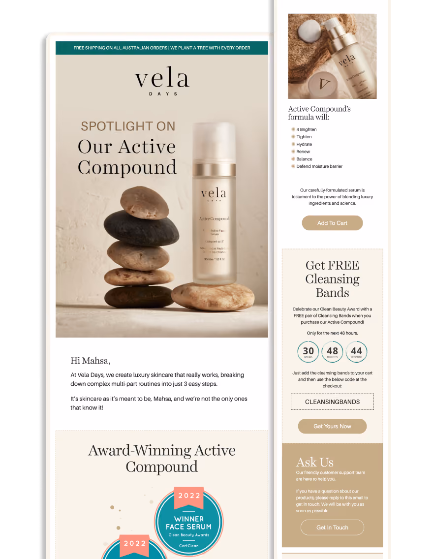 Vela Day Cleansing