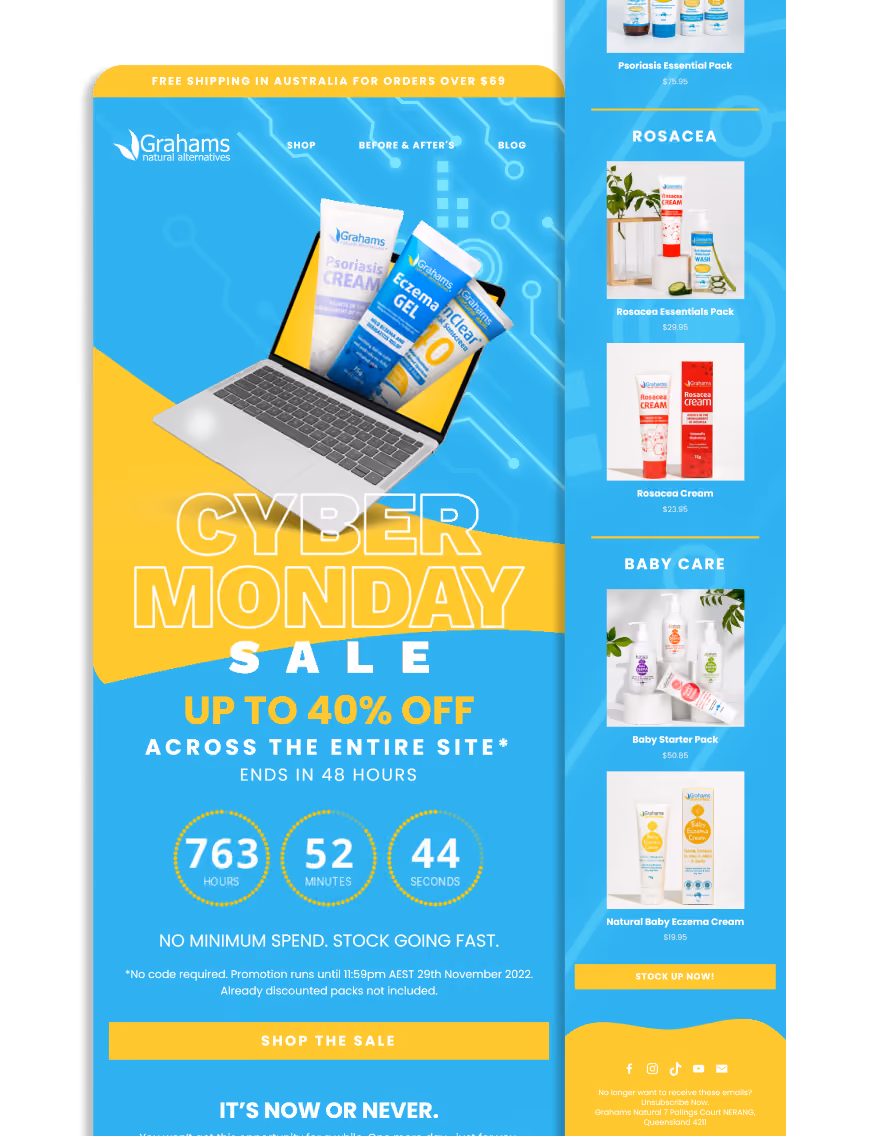 Graham Cyber Monday Sale