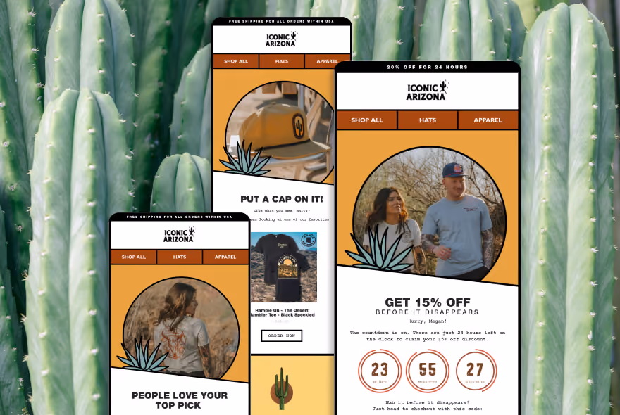 Iconic Arizona email design