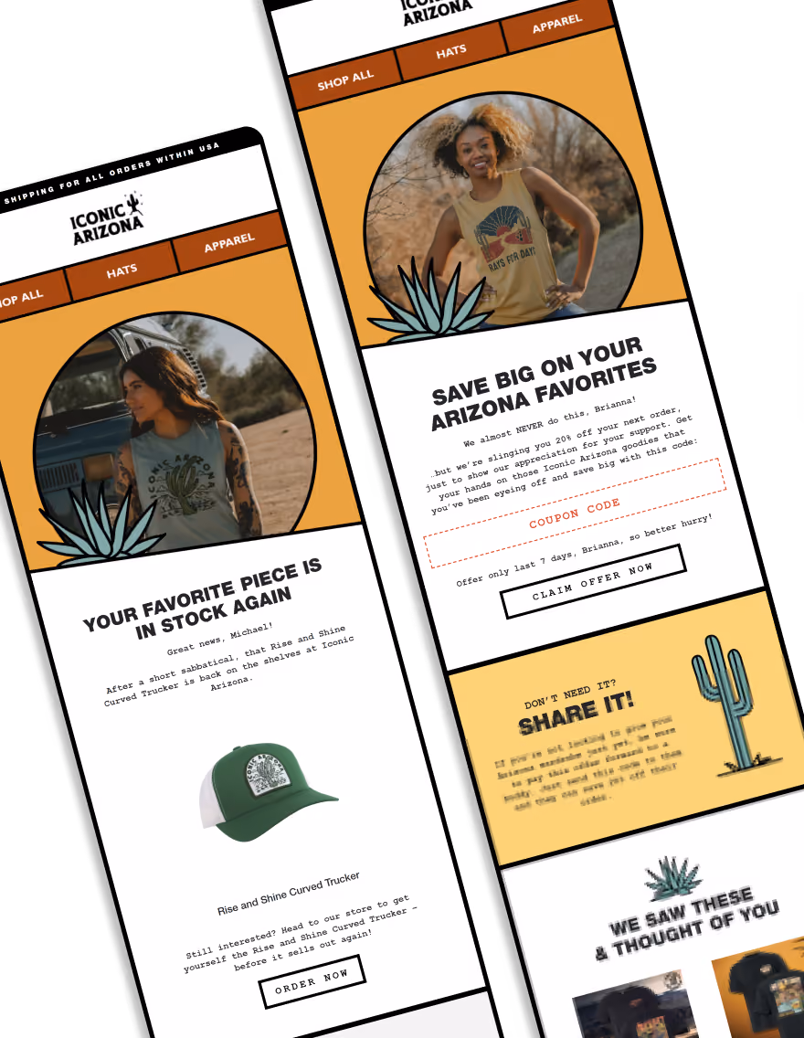 Iconic Arizona Email Template