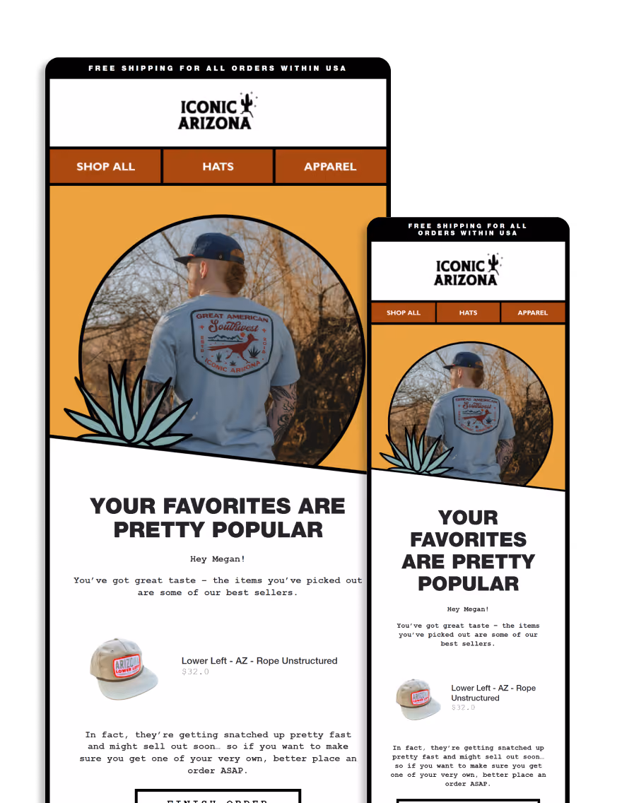 Iconic Arizona Email Template