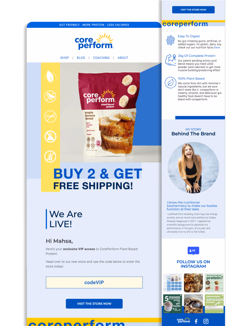 Core Perform  Offer