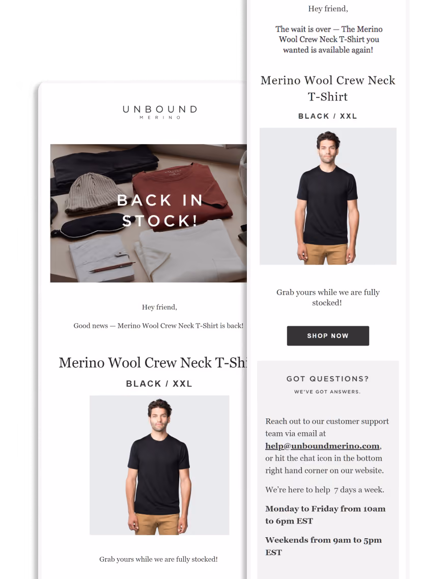 Unbound Merino - Wool Crew Neck T-Shirt