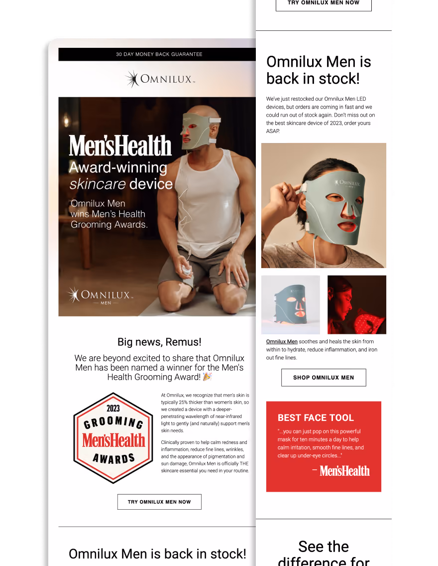 Omnilux Men LED Devices