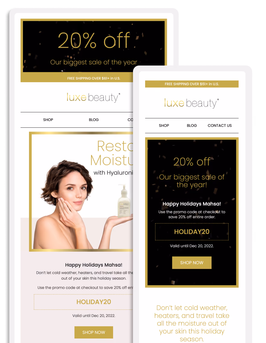 Luxe Beauty 20% Off