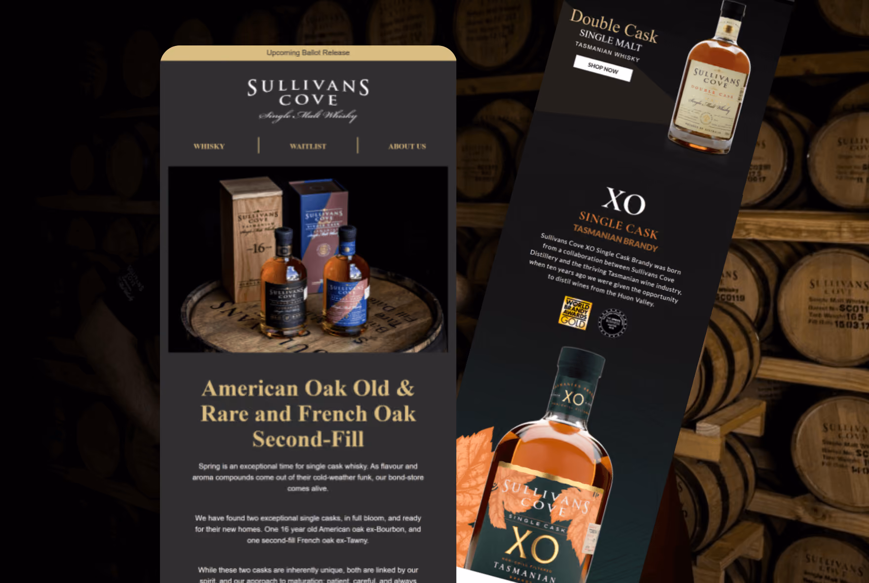 Sullivans Cove Email Design 