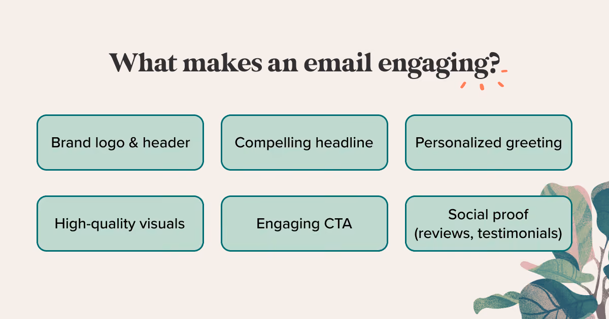 Points that make email engaging