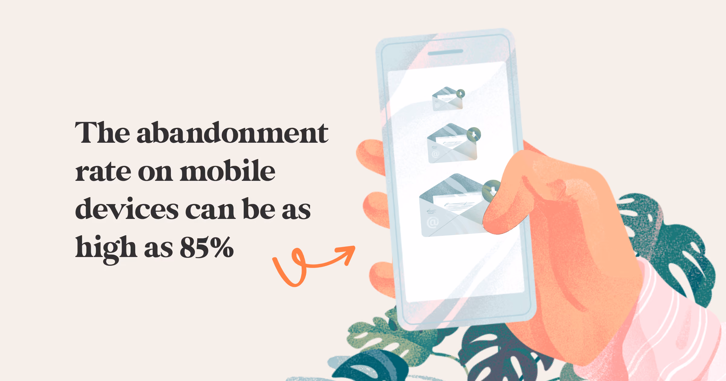 Average shopping cart abandonment rate