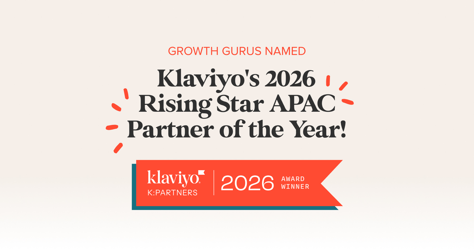 Growth Gurus Named Klaviyo's 2026 Rising Star APAC Partner of the Year