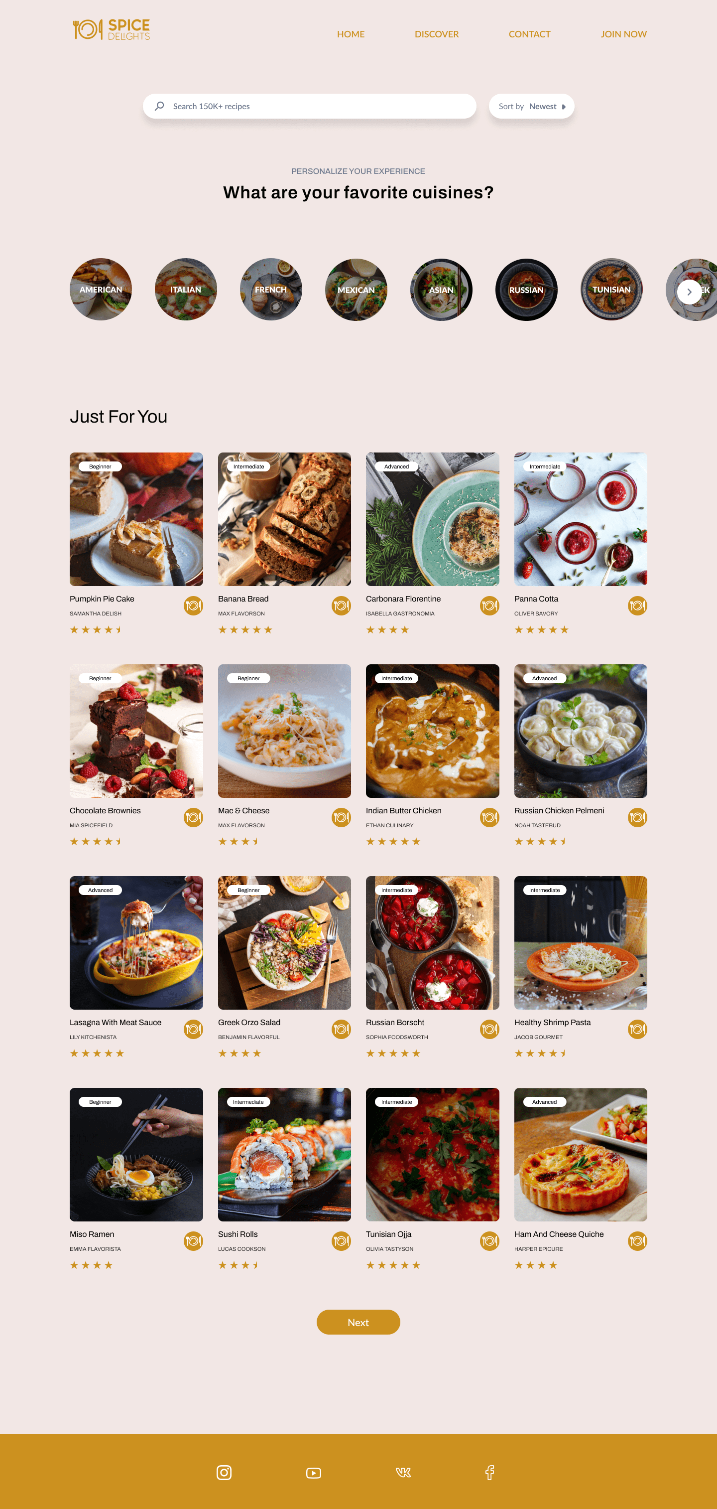 A screenshot of web page