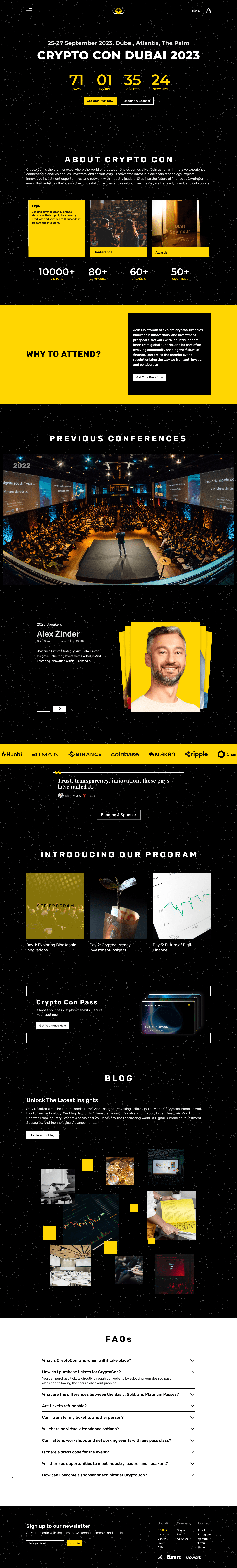 A screenshot of web page