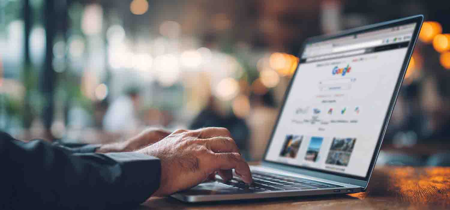 Business owner optimizing their Google Business Profile to attract more visitors