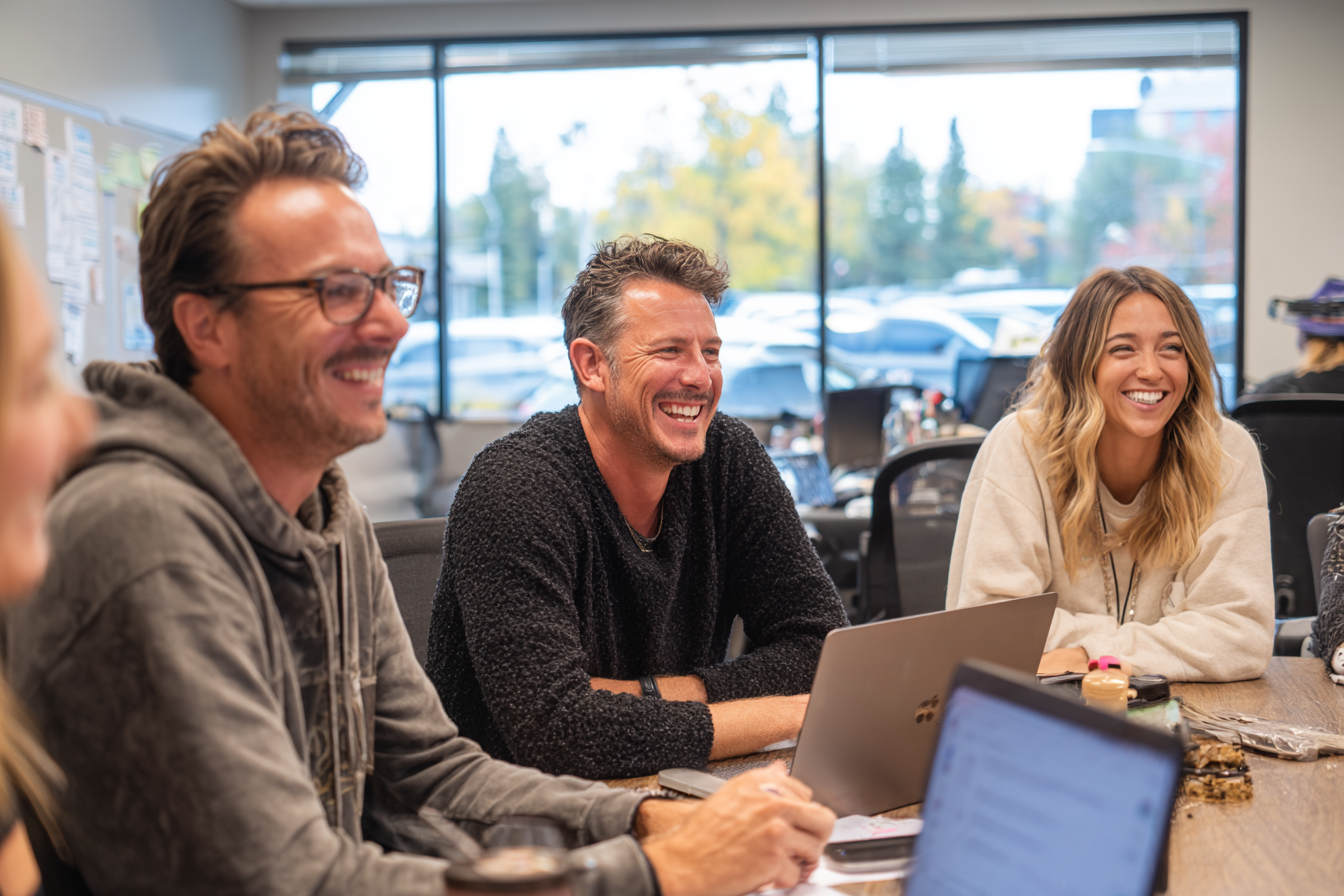 MSP team planning a marketing campaign in an office meeting