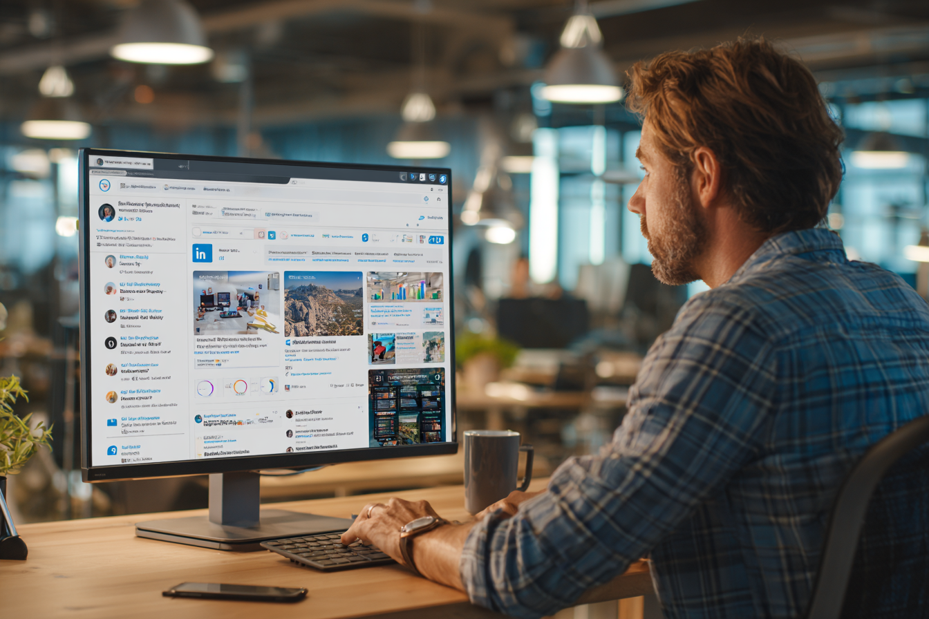 Optimised LinkedIn profile for MSP lead generation