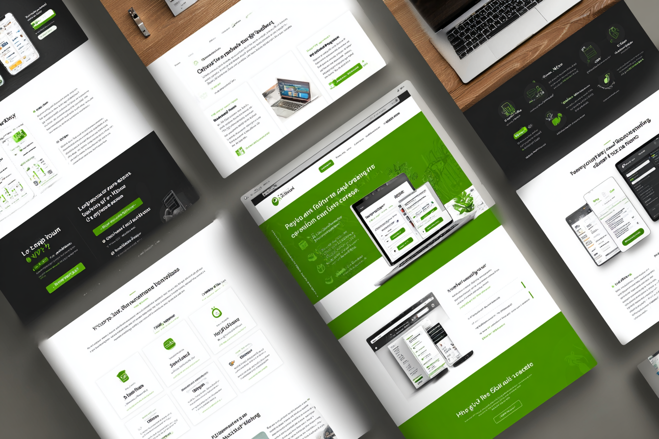 Lead generation landing page layout for MSPs