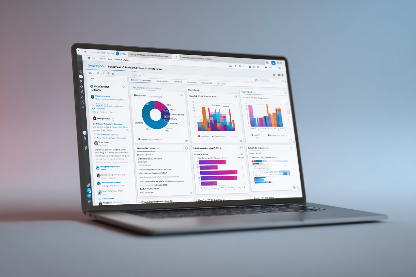 Audience segmentation dashboard for LinkedIn retargeting ads in an MSP campaign