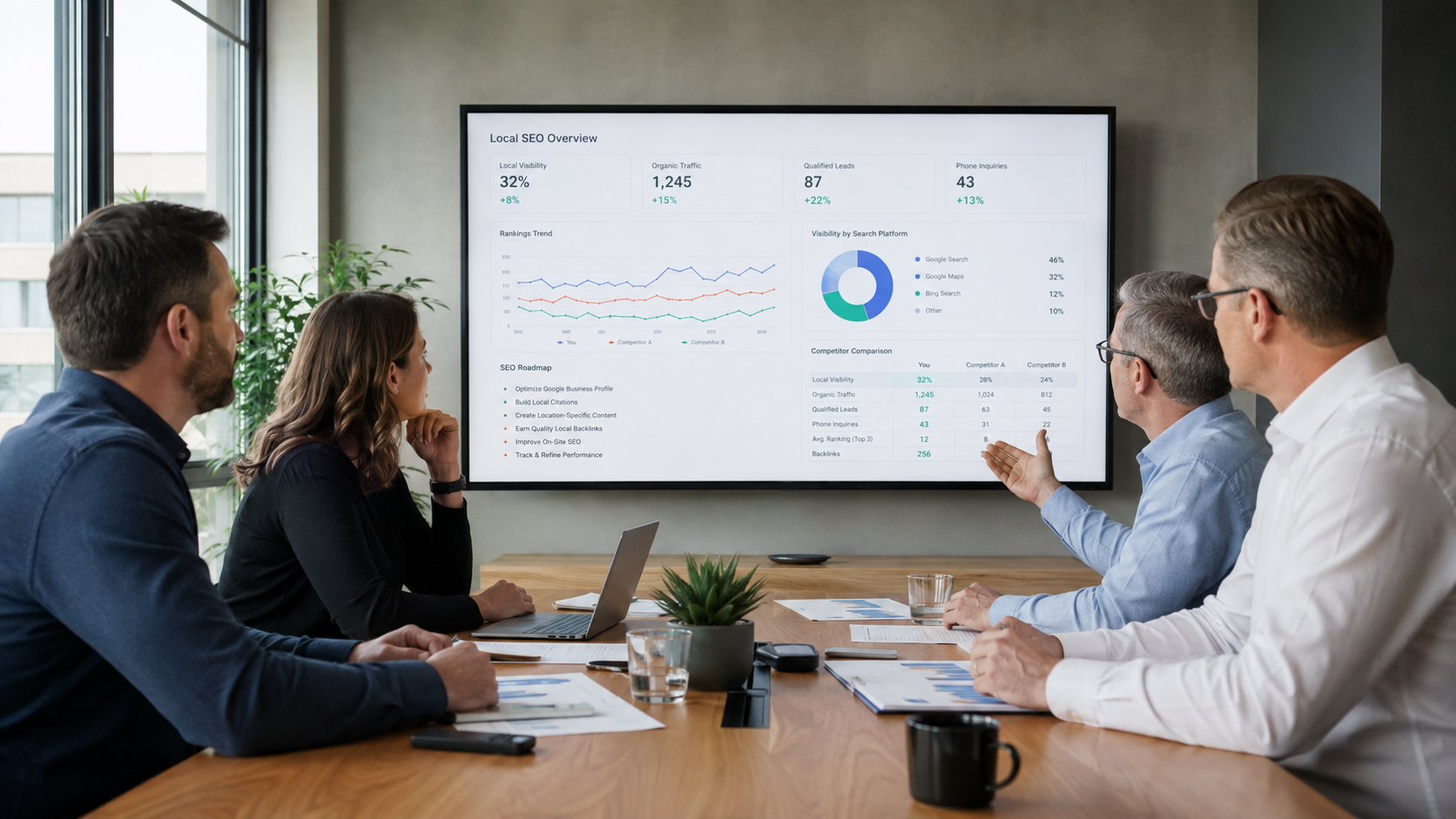 MSP client reviews supporting stronger local search visibility