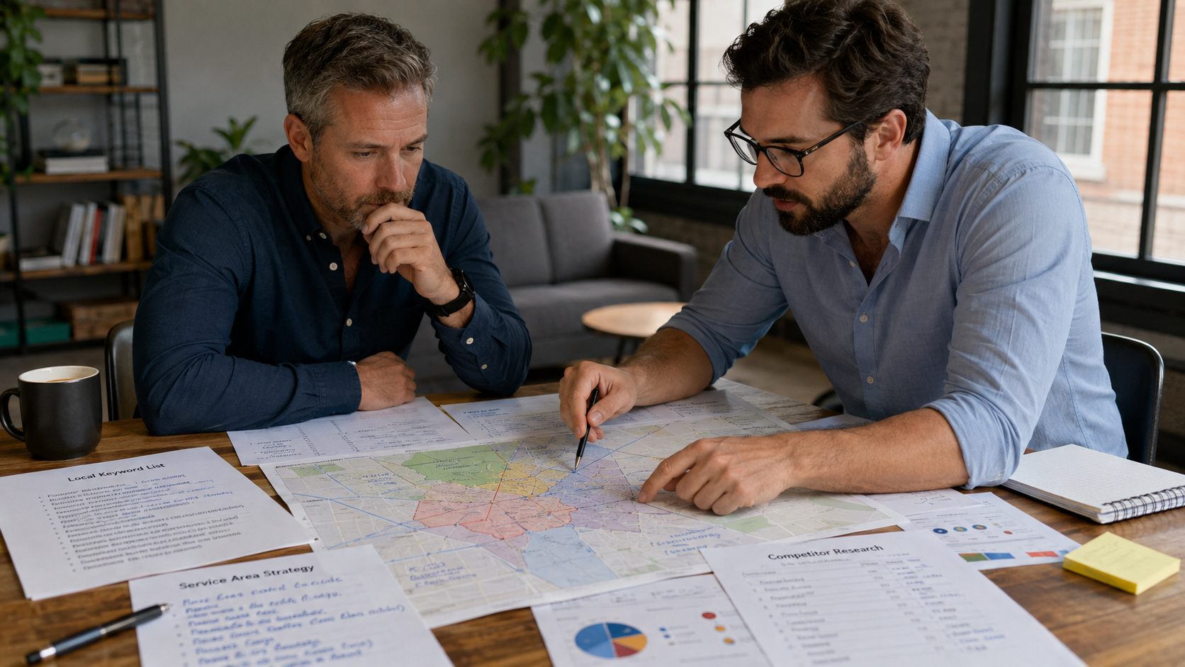  Google map pack results showing local managed IT service providers