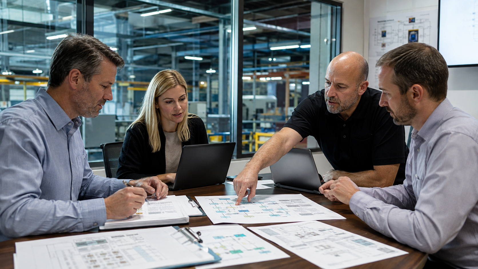  MSP team planning a niche marketing strategy for a specialized business sector