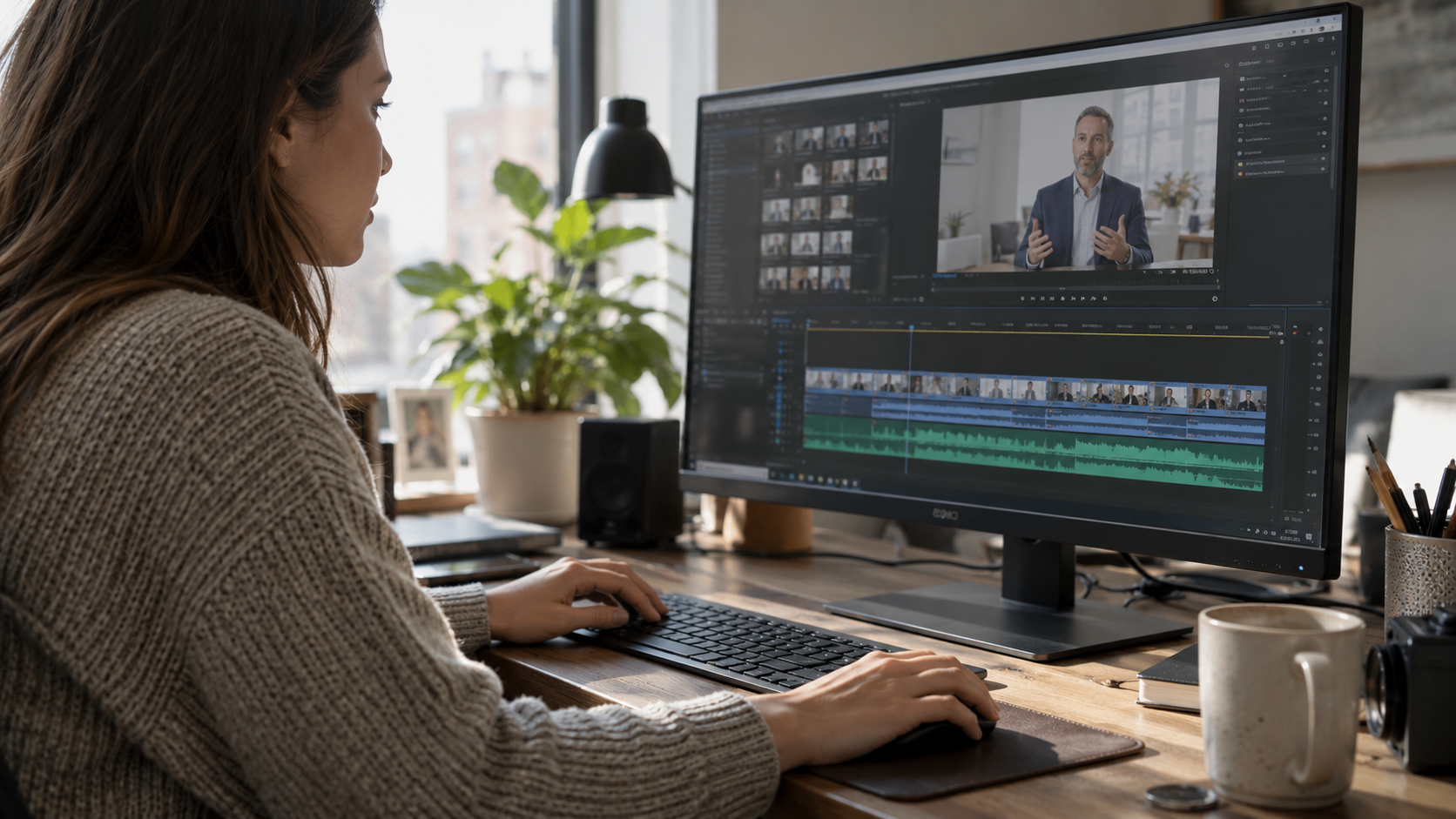 "Storyboard for an MSP explainer video showing stages of client onboarding"