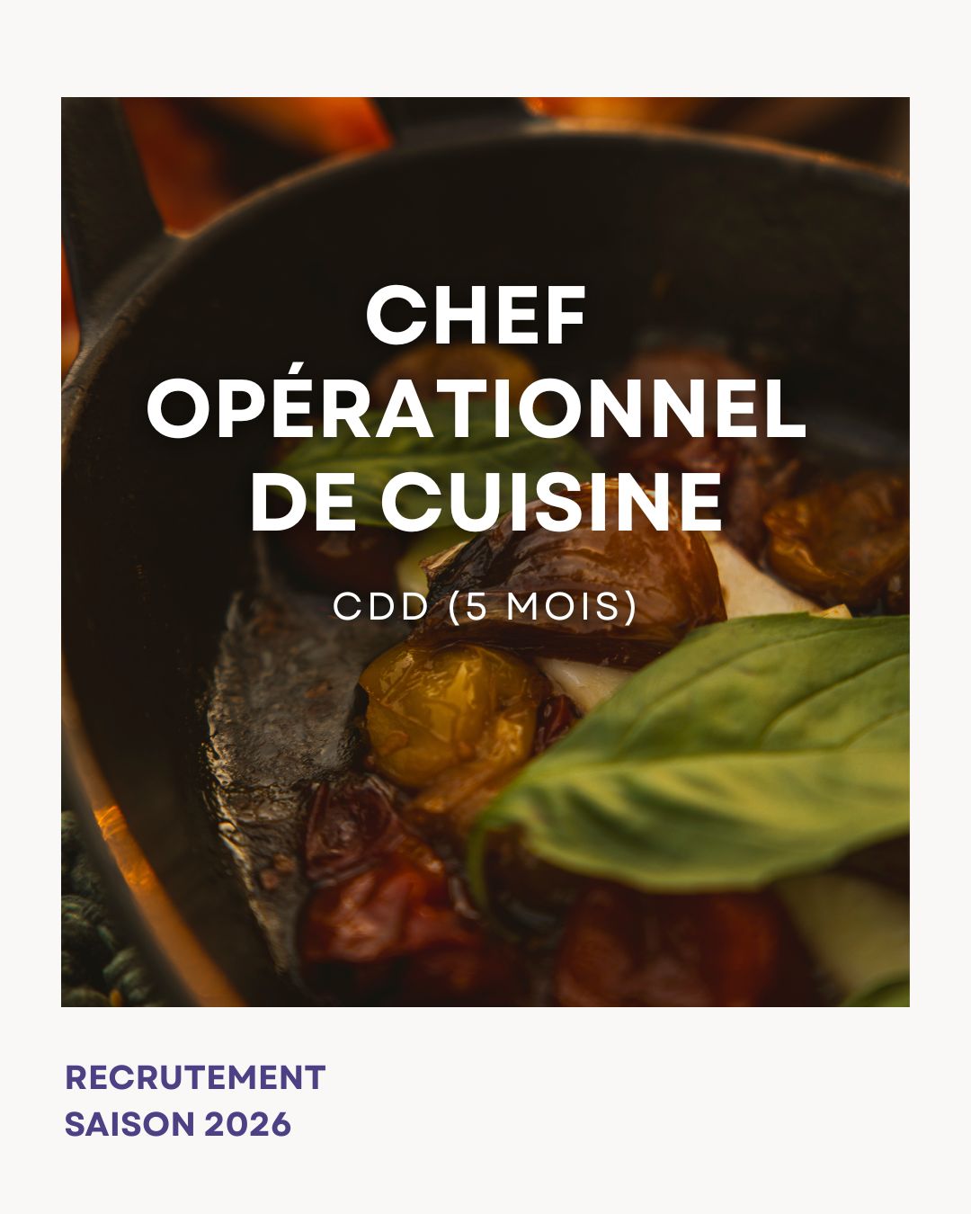 Offre d'emploi Runner effet mer