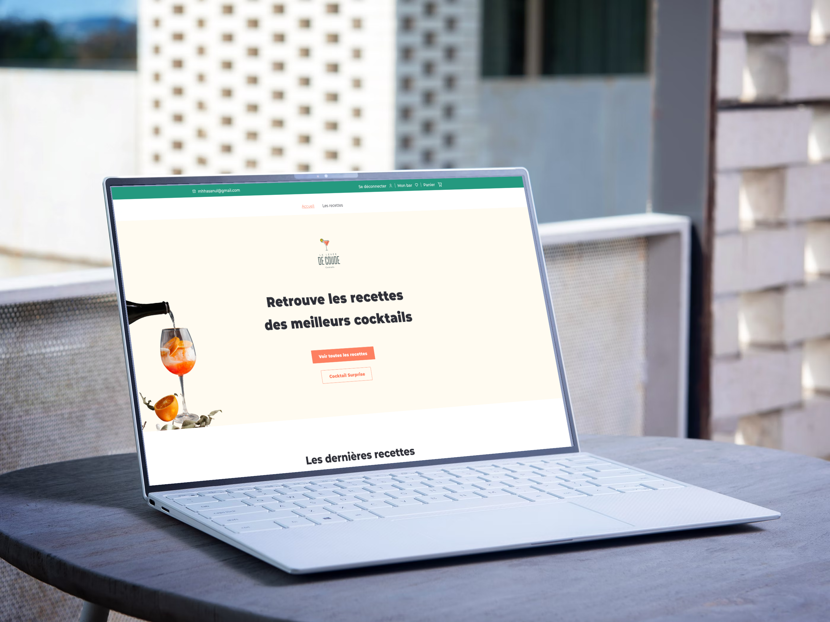 La levée de coude - Retrouvez, créez et partagez vos recettes de cocktails préférées