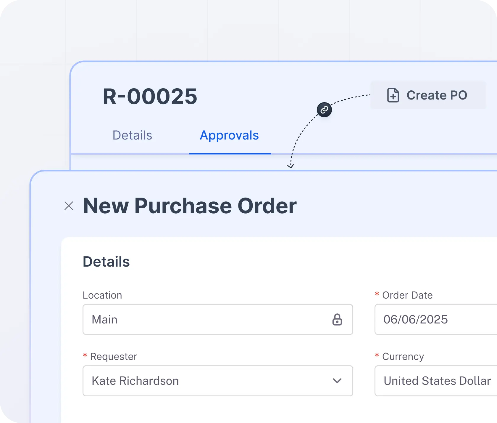 Dashboard mockup