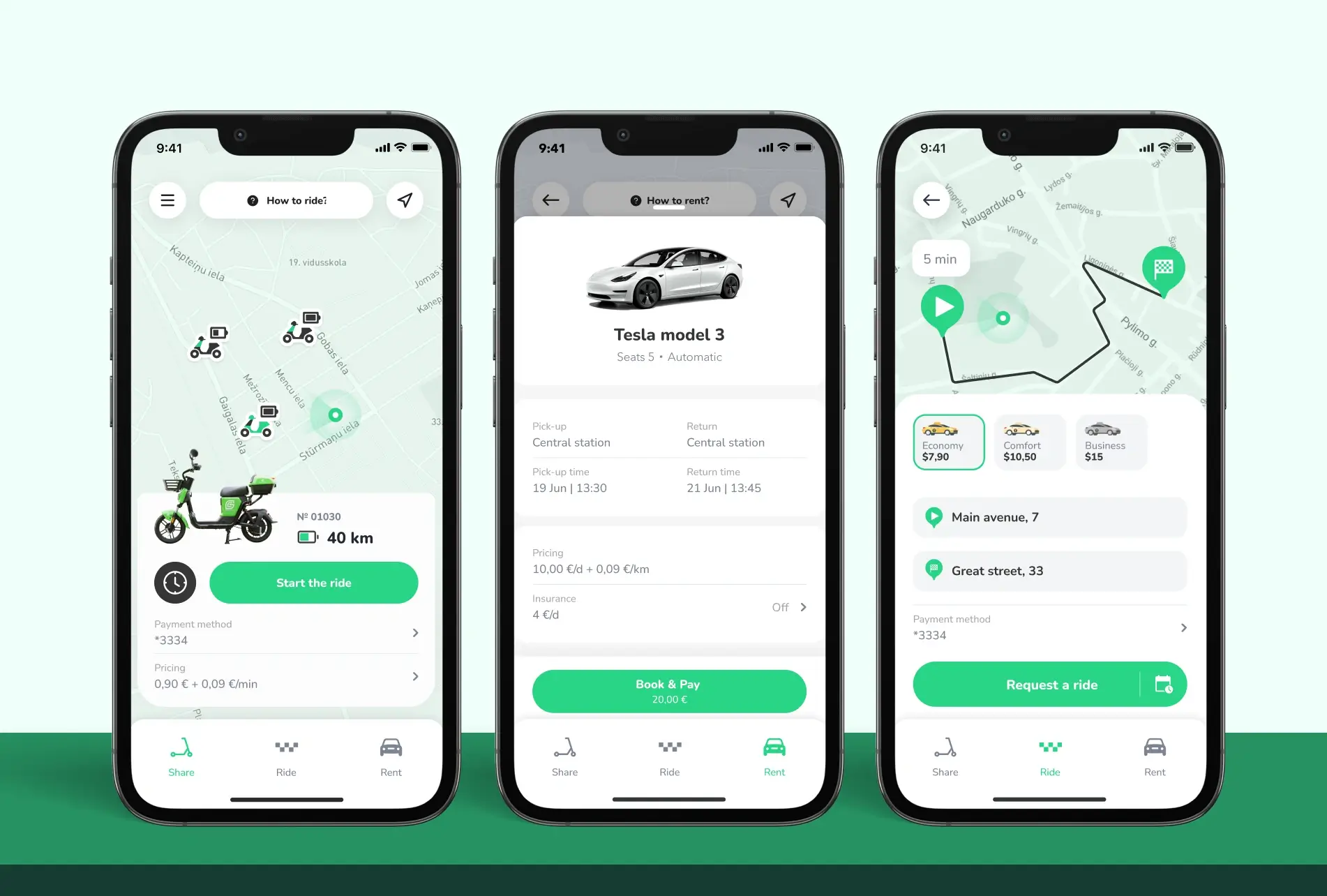 ATOM | Features | Technology for shared mobility