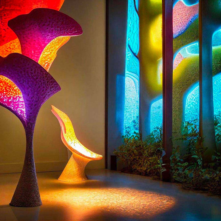 A beautiful lamps inspired by corals