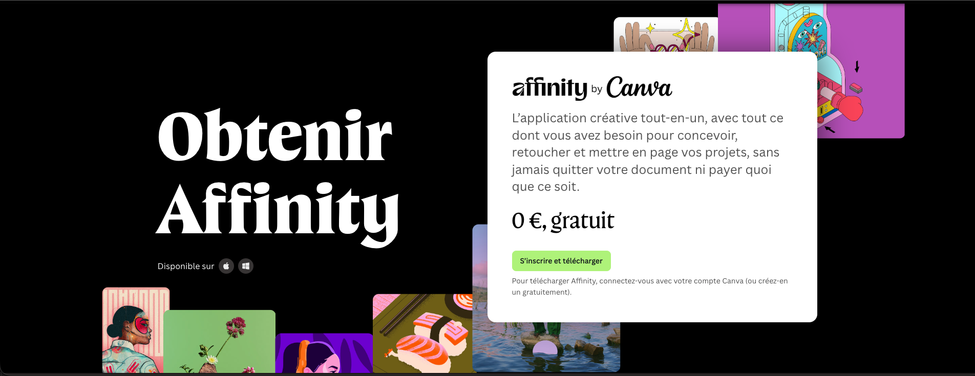 Affinity gratuit pour toujours