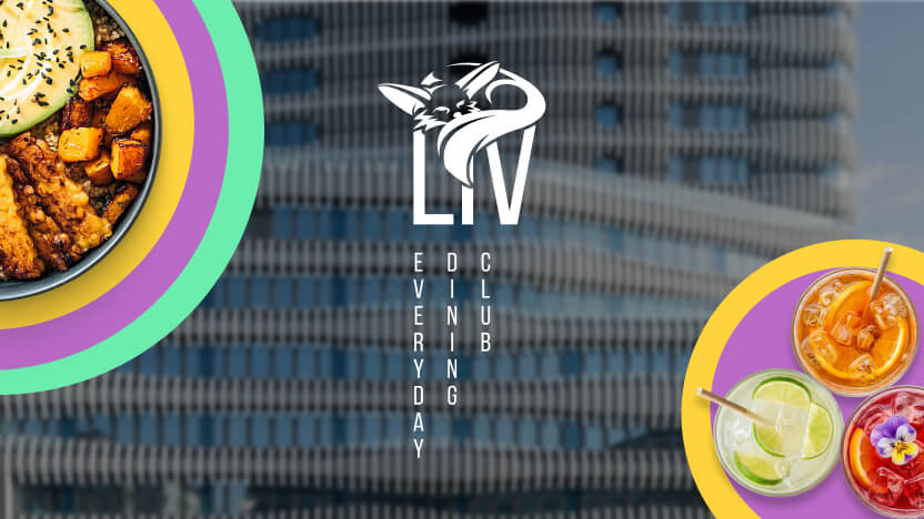 The corporate design for the robot restaurant on the ground floor of RKM 740 in Düsseldorf-Heerdt includes the logo, color scheme, typography, and menu.