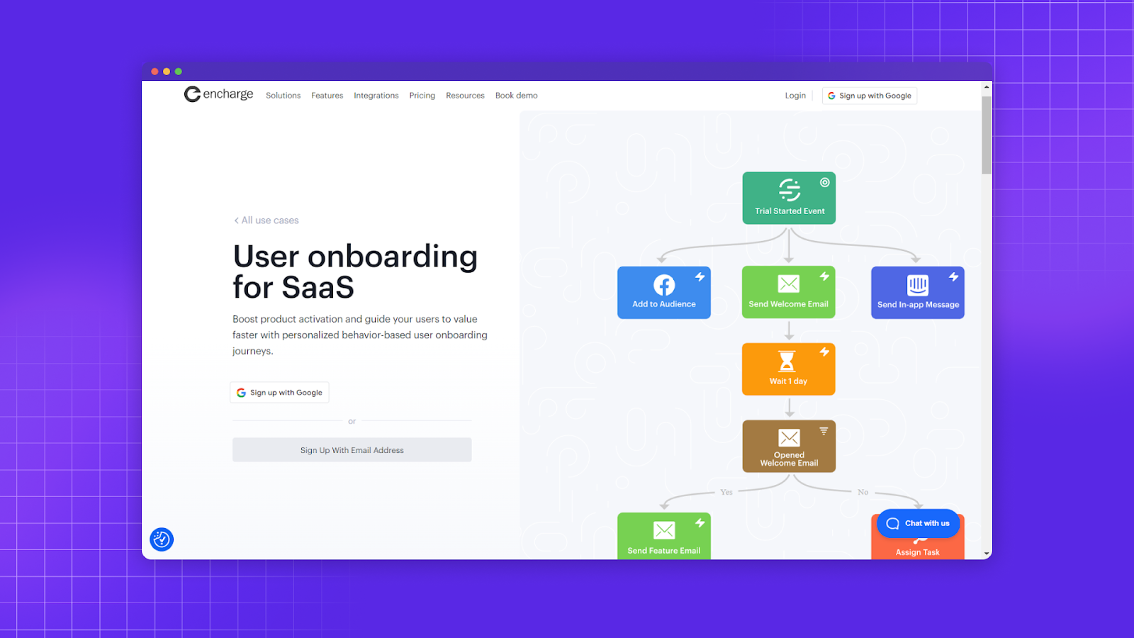 encharge user onboarding 