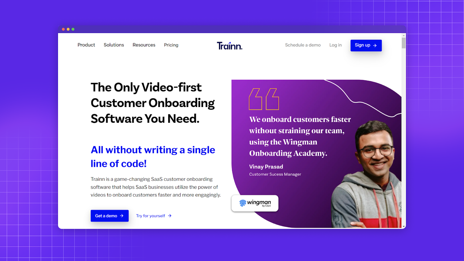 trainn video onboarding tool 