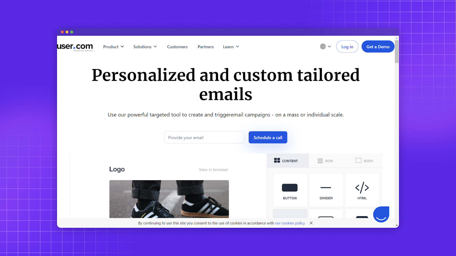 user.com personalized email 