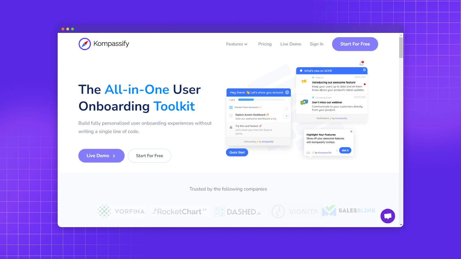 kompassify onboarding tool 