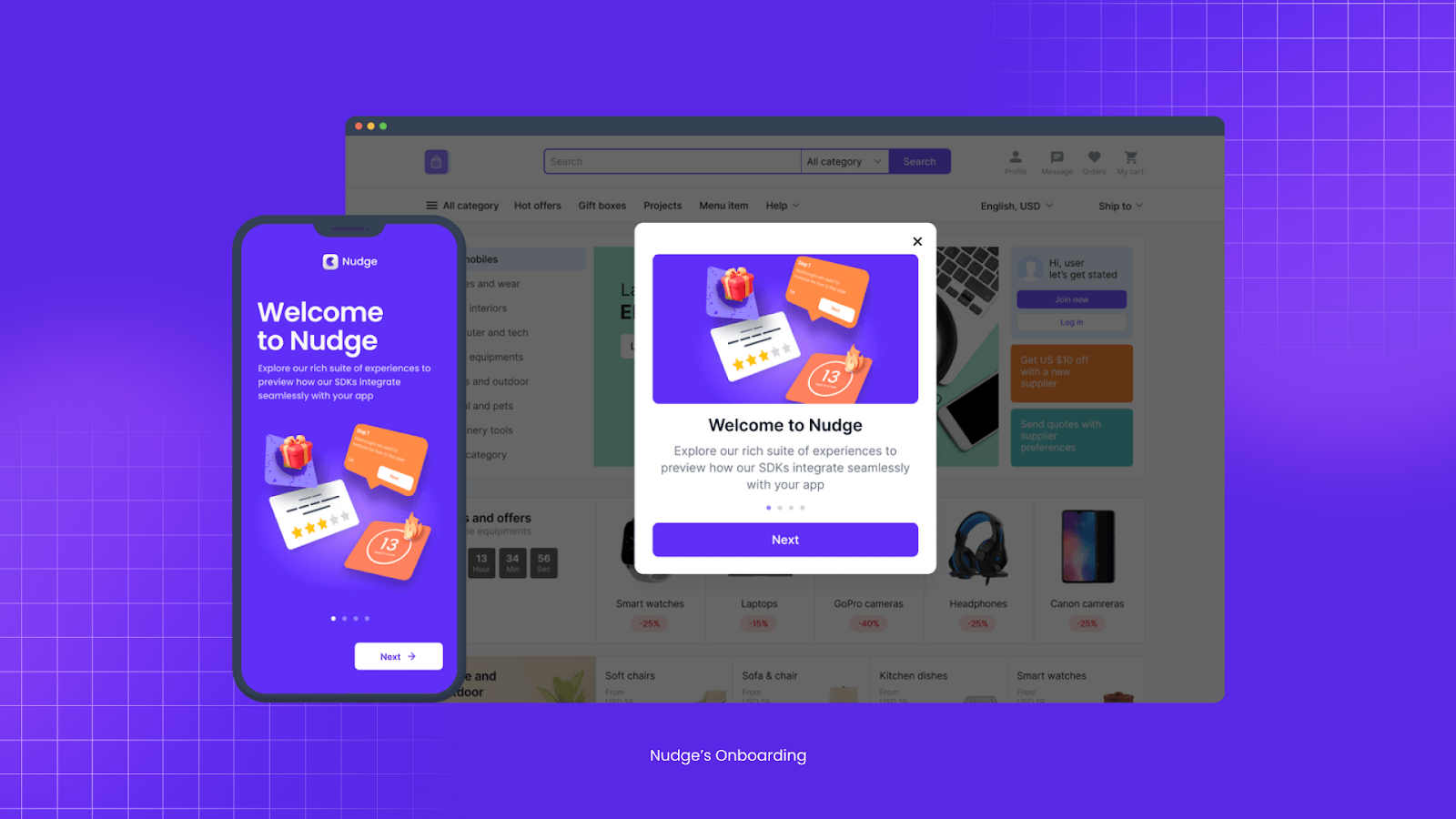 nudge's onboarding tools