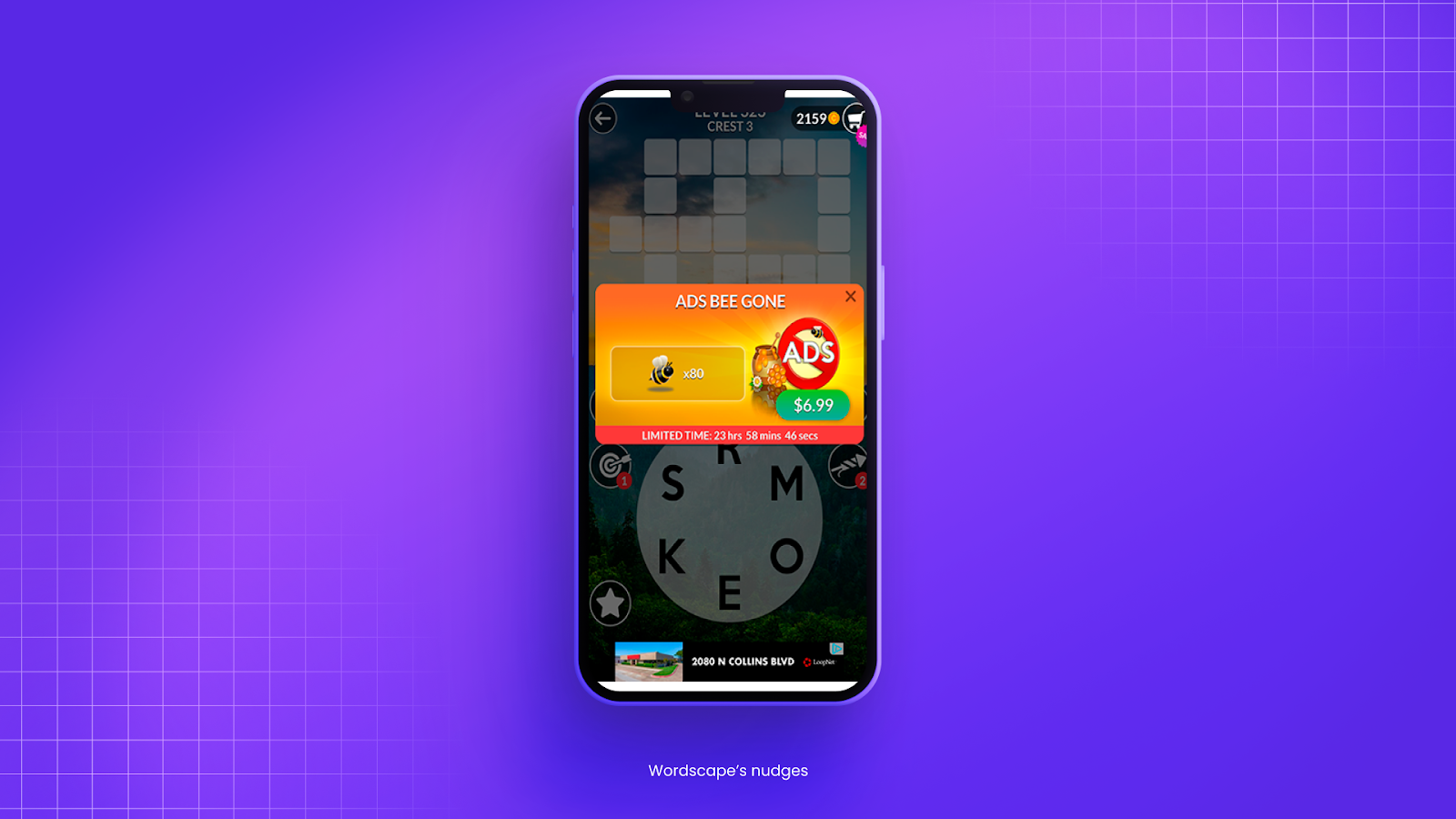 wordscapes nudges