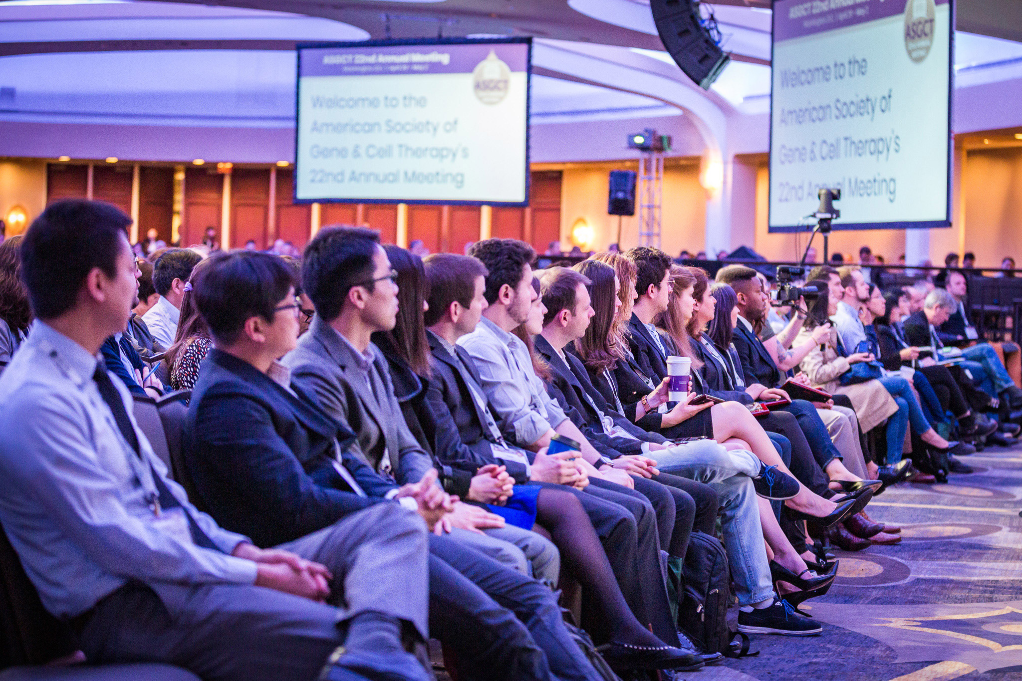 Audience at the ASGCT annual meeting