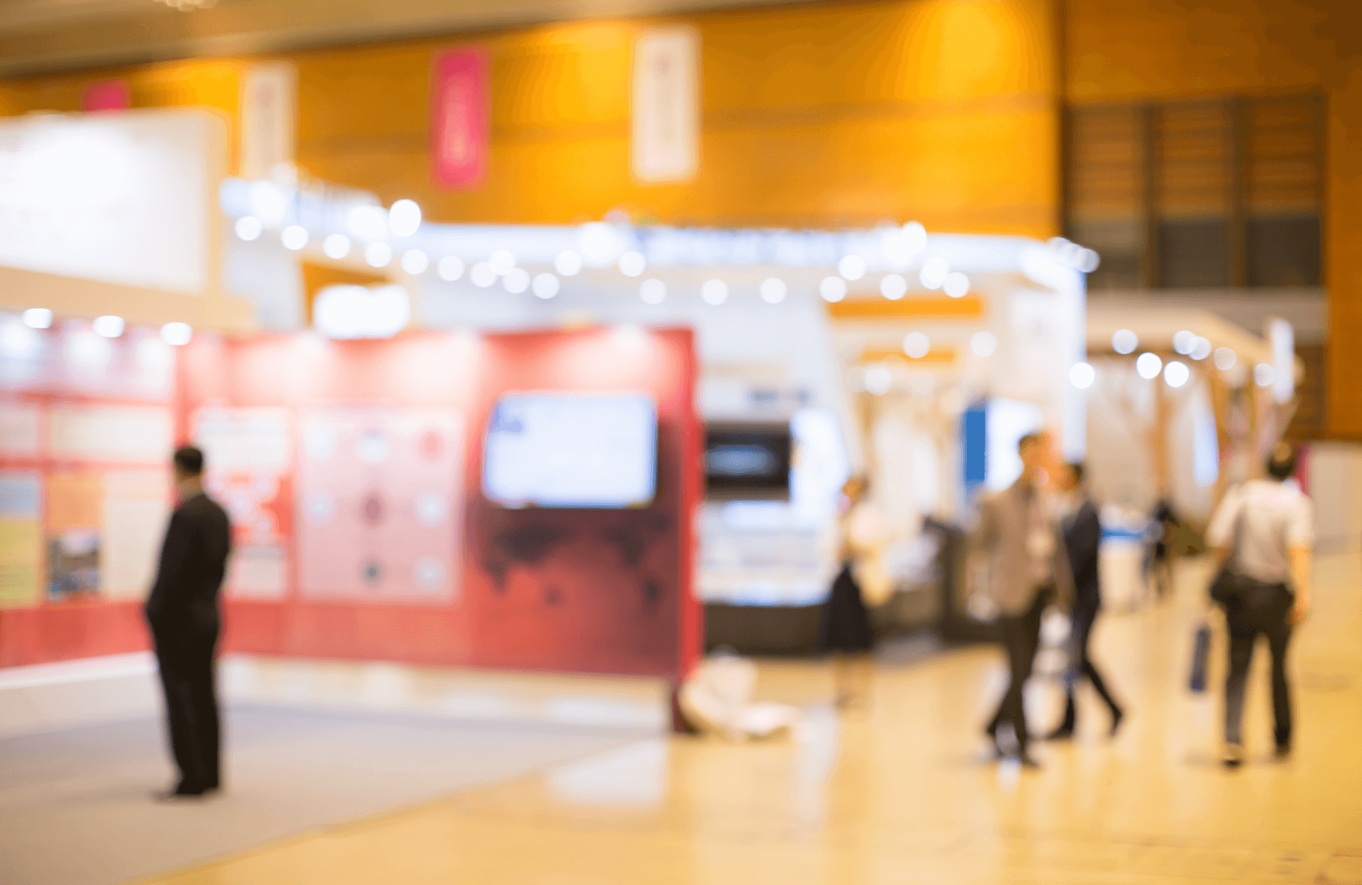Exhibition hall at a scientific congress
