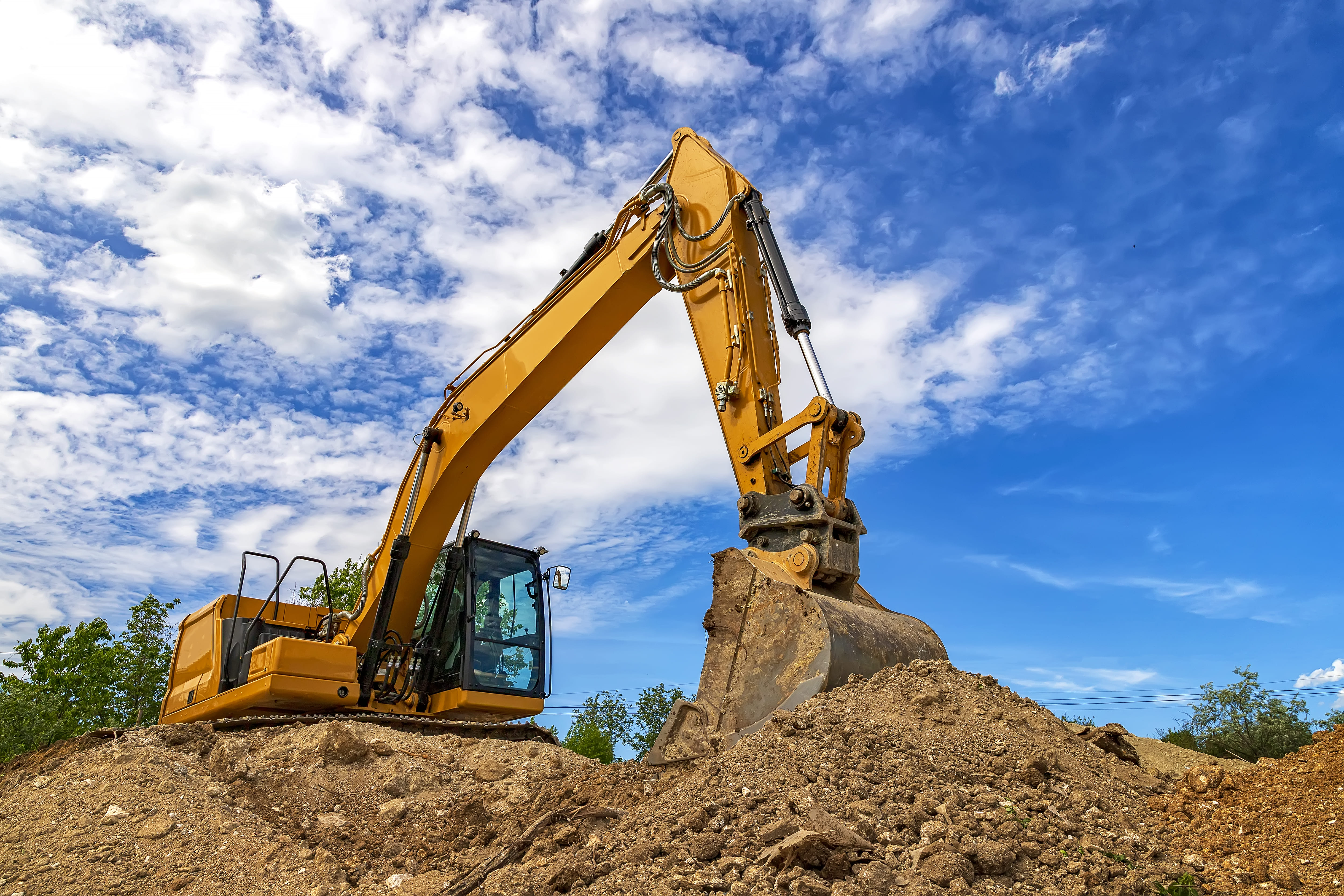 Bild von Bagger
