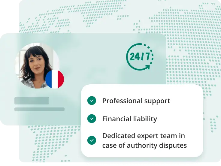 Trip-related paperwork of workation compliance