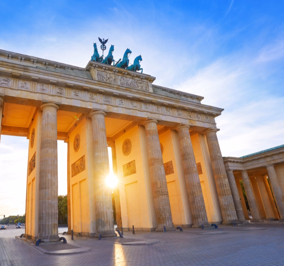 Women works remotely from abroad